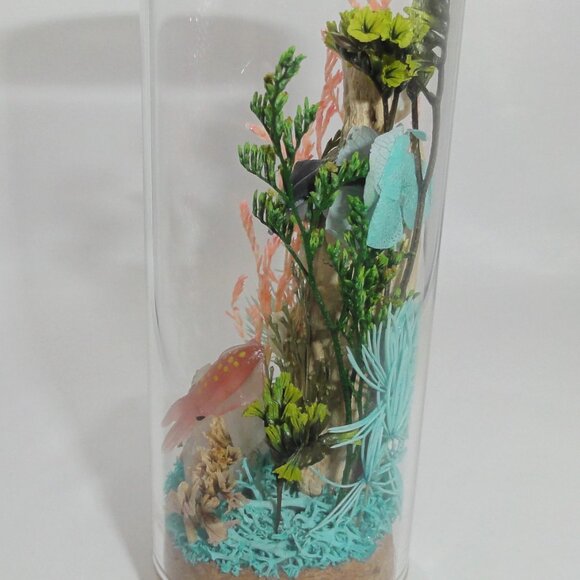 Humpback Whale & Squid Ocean Themed Oddity Jar curiosity dome crystal sea life - Picture 14 of 15